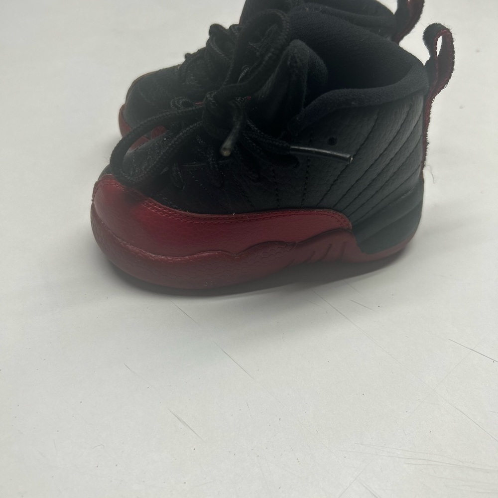 Jordan Black and Red High-Top Sneakers